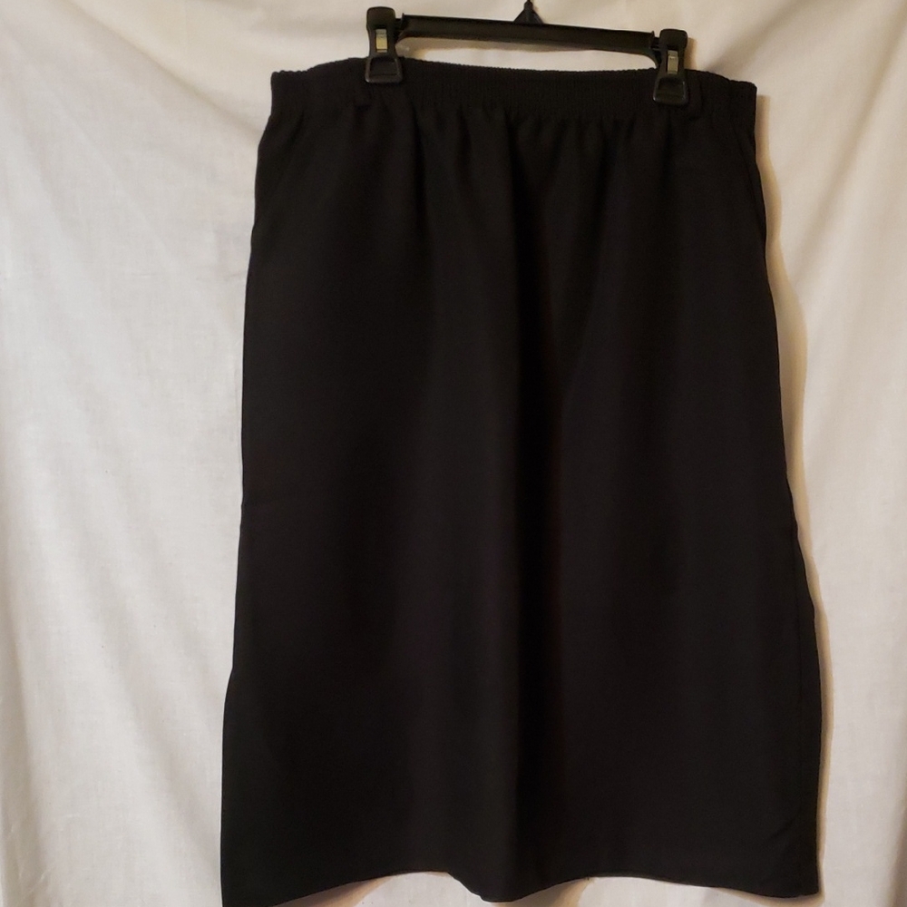 TanJay Classic Black Midi Skirt